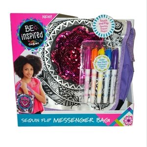 Cra-Z-Art Sequin Flip Messanger Bag